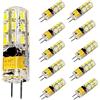 Pocketman 10 Confezione 2 Watt AC/DC 12V G4 Lampadine di illuminazione a LED,Equivalente a lampadina alogena da 20W pista,3000k Luce Calda