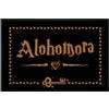 OM3® Divertente zerbino con scritta - Alohomora - Fantasy fan incantesimo - antiscivolo e lavabile - 60 x 40 cm