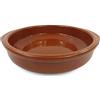 Genérico Casseruola in terracotta, adatta per forno/gas, lavastoviglie, casseruola rotonda in terracotta, realizzata in Spagna varie misure (22 cm)