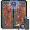Genkigold EMS Massaggiatore Piedi per Neuropatia,Pad Massaggiante Alleviare Dolore Plantare,Relax Muscolare,Tappetino Massaggiante per Piedi Portatile con Telecomando,8Modalità 19Livelli Stimolazione