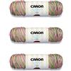 Caron Simply Soft Rose Garden Paints Yarn - 3 confezioni da 141 g - acrilico - 4 medio (pettinato) - 230 metri - per maglia/uncinetto