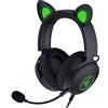 Razer Kraken Kitty V2 Pro - Cuffie RGB Cablate con Orecchie Intercambiabili da Gatto/Orso/Coniglio (Illuminazione Reattiva allo Streaming, Audio Surround 7.1) Nero