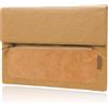 GAOCHY 13 Pollici Custodia per Computer Portatile per MacBook Air 13 M4 2025, MacBook Pro 13, 13 Pollici iPad Air M4, HP Envy x360 13, 11,6 Pollici Lenovo/Acer Chromebook, Custodia Kraft Lavabile