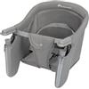 Bebeconfort Malva, Seggiolino da Tavolo per Bambini, 6 Mesi-3 Anni (15kg), Aggancio Sicuro, Seduta imbottita, Tessuti Morbidi, Seggiolino da tavolo pieghevole chiusura compatta, 1,8kg, Mineral Grey