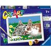 Ravensburger - Creart Serie E Classic Riposino Sul Prato | Kit Pittura Bambini | Dipingere Con I Numeri Include Tutto Il Necessario | Giochi Bambini 7 Anni O Più | Creart 7 Anni