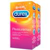 Durex Kit 2x Durex Pleasuremax Preservativi Stimolanti con Nervature, 24 Profilattici