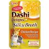 INABA Dashi Delights Silky Broth, Delicati Fiocchi in Brodo di Pollo - Cibo Umido per Gatti, Snack per Gatti Con Proteine, Ingredienti Naturali - Pasto Complementare - 1 x 40gr