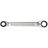 KS Tools 503.4513 Chiave a cricco doppia poligonale reversibile SW 14 x 19 mm, con molla di innesto-trattenuta