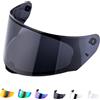 JQF Gear Visiera Casco Moto per Assault/Rapid/Stream,Sostituzione della Visiera della Lente del Casco del Parabrezza del Motociclo per FF800/FF353/FF328 (Nero)