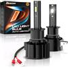 DeveChos LED Lampadine: Senza Errori Auto Fari Kit Plug & Play Installazione e Antibrillio - IP68 Impermeabile LED Abbagliante e Anabbagliante Compatibile con 99% Veicoli (55W 12000LM H1)