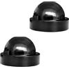 JNNJ 2 Pezzi Auto Coperture Antipolvere Gomma, Coperchio Tenuta Alloggiamento LED, Veicoli Fari Coperchio di Tenuta, Alloggiamento Tenuta Gomma Coperchio Antipolvere, per Automobile(80x52MM)