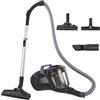 Hoover Aspirapolvere a traino senza sacco potente e compatto HP1 per tappeti, pavimenti duri e delicati, Leggero e con filo, Contenitore 2L, Spazzola Parquet, Raggio d'azione 7,5 m [HPZ107HM]