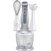 WeGeek, Frullatore Immersione 3 in 1. Lame in acciaio con ciotola da 1 litro. Potenza 300W