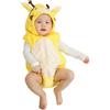 Generic Costumi Carnevale Neonati Completo di Pulcino Tutina Pagliacetto Bambino Neonata Unisex Costume di Prestazioni Pulcino Bimbo Tutina Tutine Neonato Invernali Body Carnevale Natale Halloween Cosplay
