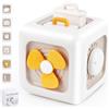 KUOFANY 6 In 1 Giochi Montessori 1 Anno Cubo Occupato Giochi Bambino Regali Bambini Cubo Montessori Giochi Bambini Montessori Regalo Bambina Giocattoli per Bambini per Bambine 1 a 3 Anni Giocattoli da Viaggio
