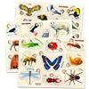 QUOKKA Puzzle Legno Bambini 1 2 3 Anni - 3 Giocattoli Puzzle Animali per Bimbi 18 Mesi - Giochi Montessori in Legno con Animali Realistici - Educativo Regalo per Bambini e Bambine 2 3 4 Anni