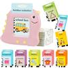 AYESY Schede Flash Cards per Bambini, 224 Parole Italiano Inglese Bilingue Interattivi Giocattoli Apprendimento Montessori Imparare a Parlare Flashcards Bambini Italiano Educativi Giocattoli Rosa