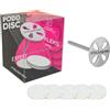 STALEKS PRO Base podisca con 5 ricariche assortite, acciaio inossidabile, disco pedicure (M - 20 mm)