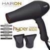 Hairon Hyper Asciugacapelli Professionale 2000W Nero