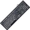 KUAIYIJU Tastiere Retroilluminate a LED 104Keys Standard Full Size Cavo USB Tastiere Retroilluminate Grande Stampa Lettera Con Bianco Illuminato