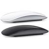 Kayzan Ultra-sottile Magic Mouse Bluetooth 5.0 Mouse senza fili silenzioso Multi Arc Touch Mouse per il computer portatile Ipad Mac PC Macbook (black)