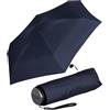 Doppler Ombrello tascabile Super Mini Fiber Compact, leggero e piccolo, blu navy, 92 cm