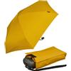 Knirps Ombrello tascabile da viaggio, piccolo, leggero, a righe, curry, 93 cm
