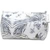 IBOAH Beauty Case Cotone Imbottito (Bianco Animali, M)