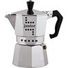 Bialetti Junior Express Caffettiera, Alluminio, Argento, 2 Tazze