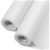 WYTNB 2 Rotoli di Rivestimento per Armadio Antiscivolo, 30x300cm Rivestimento per Armadio Trasparente, Tappetini per Ripiani Antiscivolo, Rivestimenti per Ripiani EVA Resistenti Olio per Armadi da Cucina