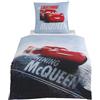 MTOnlinehandel Biancheria da letto 135 x 200 cm, in flanella, per ragazzi, Cars, morbida per l'inverno, 1 federa 80 x 80 cm + copripiumino 135 x 200 cm, 100% cotone