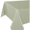 Delindo Lifestyle Tovaglia Wien Home, biancheria da tavola moderna con antimacchia, per tutto l'anno, verde, 130 x 160 cm