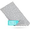 BRANDSSELLER-Tappetino per Vasca da Bagno Antiscivolo in Effetto Pietra Grigio 70x35cm
