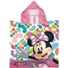 ILS I LOVE SHOPPING Poncho con cappuccio Asciugamano da spiaggia Mare e piscina Accappatoio in microfibra 55X90 cm asciugatura rapida, ultra morbido per MINNIE MOUSE
