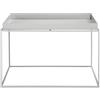 Hay - Tavolino d'appoggio Tray - Grigio - Acciaio laccato - Designer Hay Studio