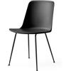 tradition &tradition - Sedia Rely - Nero - Polipropilene riciclato - Designer Hee Welling