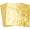 FEPITO 200 Fogli Decorazione Imitazione Foglia d'oro, 14 x 14 cm