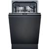 Siemens PRONTA CONSEGNA - SPEDIZIONE IMMEDIATA Siemens SR73EX24ME iQ500 Lavastoviglie da Incasso a Scomparsa Totale 45 cm 10 Coperti Classe C Terzo Cesto Cerniera sliding