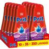 Pril Gel All in One Sciogli Grasso Detersivo Lavastoviglie Liquido Multi-Azione Sporco Difficile - 10 Confezioni da 35 Lavaggi (350 lavaggi)