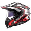LS2, Casco Moto Cross EXPLORER CARBON FRONTIER II Gloss Red, M