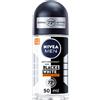 NIVEA (BEIERSDORF SpA) Nivea Men Black&White Invisible Ultimate Impact Roll-on 12x50ml, Deodorante roll on antitraspirante