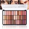 MKNZOME Tavolozza di Ombretti 39 Colori, Palette di Ombretti Trucco Opaco Nudo Lucentezza, Alta Pigmentazione Impermeabili Lunga Durata, Palette per Occhi Professionale Per Occhi Seducenti#1