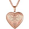 GoldChic Collana Con Medaglione Da Donna Per Foto Personalizzata, Ciondolo Con Ciondolo Inciso Con Immagini Personalizzate, Regali Commemorativi Per La Madre