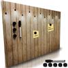 BAKAJI Lavagna Magnetica Design Lampadine 60x40 cm 1 Pennarello Cancellabile 5 Magneti