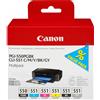 Canon Cartuccia d'inchiostro Multipack PGI-550 PGBK / CLI-551 BK/C/M/Y/GY