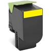 LEXMARK 80C2HY0 Toner Originale Giallo per CX410 / CX510 Capacità 3000 Pagine