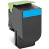 LEXMARK 80C2XCE Toner Originale Ciano per Lexmark CX310dn / CX310n Capacità 4000 Pagine