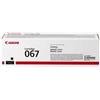 Canon Toner originale Canon 5102C002 067 NERO 1350 pagine per Stampanti: Canon I-SENSYS LBP631CW, Canon I-SENSYS LBP633CDW, Canon I-SENSYS MF651CW, Canon I-SENSYS MF655CDW, Canon I-SENSYS MF655CX, Canon I-SENSYS MF657CDW