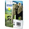 Epson Cartuccia originale Epson C13T24344010 24 XL Elefante Giallo 740 pagine per Stampanti: Epson EXPRESSION PHOTO XP-55, Epson EXPRESSION PHOTO XP-65, Epson EXPRESSION PHOTO XP-750, Epson EXPRESSION PHOTO XP-760, Epson EXPRESSION PHOTO XP-850, Epson …