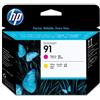 HP 91 C9461A, Testina di Stampa Originale HP da 775 Pagine, Compatibile con la Stampante HP DesignJet Z6100, Magenta e Giallo